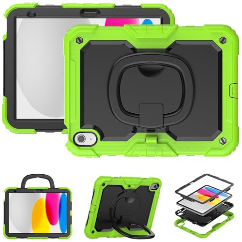 Coque iPad 11 2025 A16 antichoc étui de protection écran poignée rotative