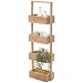 Produktbild Mendler Regal HWC-B78, Standregal Badregal Ablageregal Wohnregal mit 4 Körben, Bambus 88x28x15cm