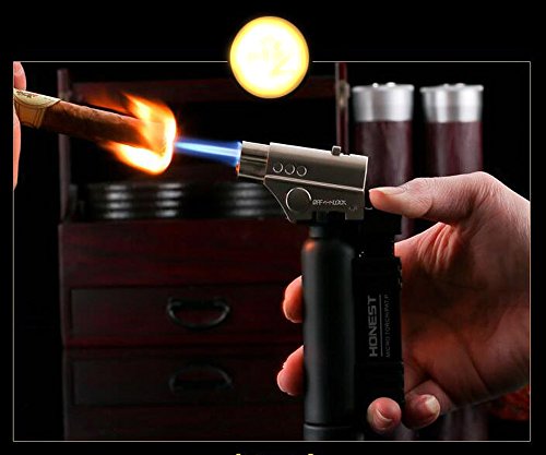 QIANGUANG Jet Flamme Fackel Feuerzeug Wieder auffüllbar Kochen Kulinarische Küchen Schlag Butan Fackel Creme Brulee… – Bild 7