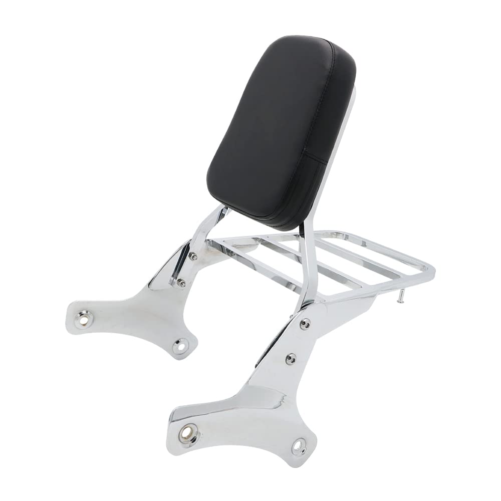 Schienale passeggero Sissy Bar con portapacchi per Honda Shadow ACE VT400 VT750 C2 RC44 VT 400 750 1997-2003