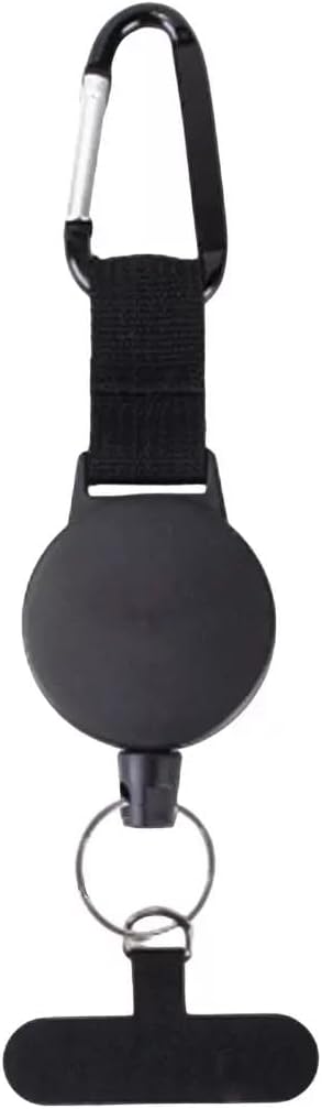 Retractable Phone Tether Lanyard, 1 Pack | Carabiner Clip