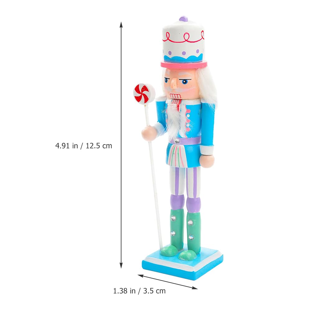 OUNONA Weihnachts-Nussknacker Figur Holz 18 Zoll Nussknacker Soldat Dekoration Für Festliche Weihnachtsdeko Und Party Tischdekoration