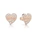 Produktbild Guess Heart Warming Boucle d'Oreille Acier Doré Rose UBE78053