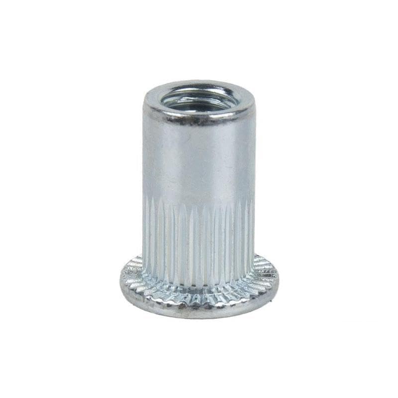 TUERCAS REMACHABLES RANURADAS ANCHAS ACERO M3