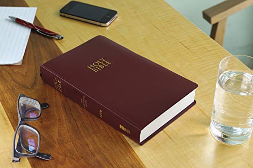 Niv, Gift and Award Bible, Leather-Look, Burgundy, Red Letter Edition, Comfort Print