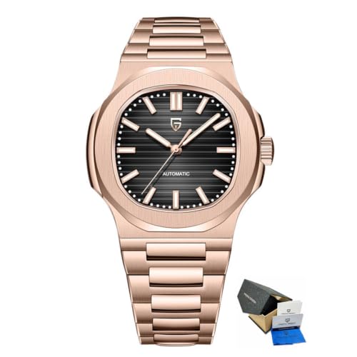 Image of Pagani Design Automatic Watch for Men, Rose Gold 40mm Stainless Steel