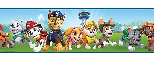 RoomMates RMK12133BD Paw Patrol Peel & Stick Wallpaper Border