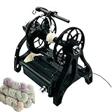 Electric Spinning Wheel Wool Fibre Twisting, With Z Twist And S Twist Options, Forward And Reverse, 3 Small Spools, 800RPM/Min