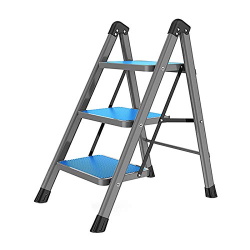 Échelles métalliques pliantes polyvalentes pour rangement maison