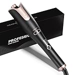 Automatic Hair Curling Iron, Rotating Curlers Iron with 1" Barrel Curls, Hair Curler Wand with 4 Temp & Dual Voltage, Anti-Scald, Auto Shut-Off