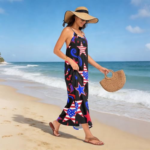 Robe caraco patriotique dos nu décontractée taille M