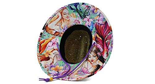 Sombrero de paja Malabar con estampado para hombre y mujer miniatura 5