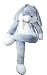 Ours en peluche géant en forme de lapin Blanc/gris Taille XXL 150 cm