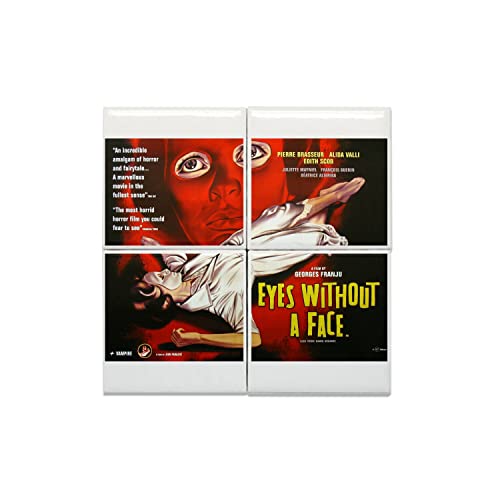 Affiche Film Vintage Eyes Without a Face Déco Salon en Céramique