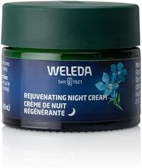Weleda Face Care Rejuvenating Night Cream, Plant Rich Moisturizer with Blue Gentian and Edelweiss