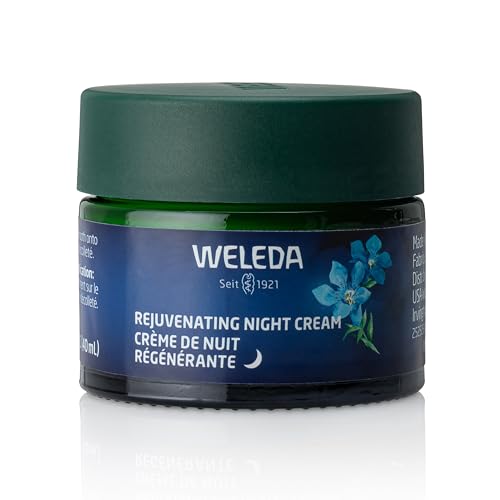 Face Care Rejuvenating Night Cream, Plant Rich Moisturizer with Blue Gentian and Edelweiss