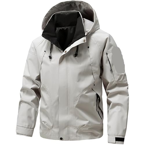 Veste softshell homme zippée à capuche idéale pour le camping et la randonnée