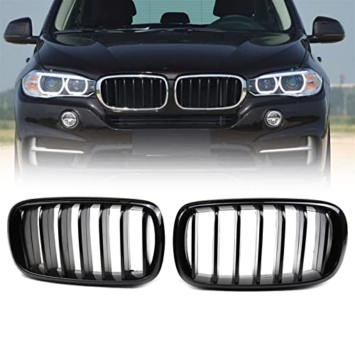Calandre avant noir brillant pour BMW X5 F15 X6 F16 2014-2018