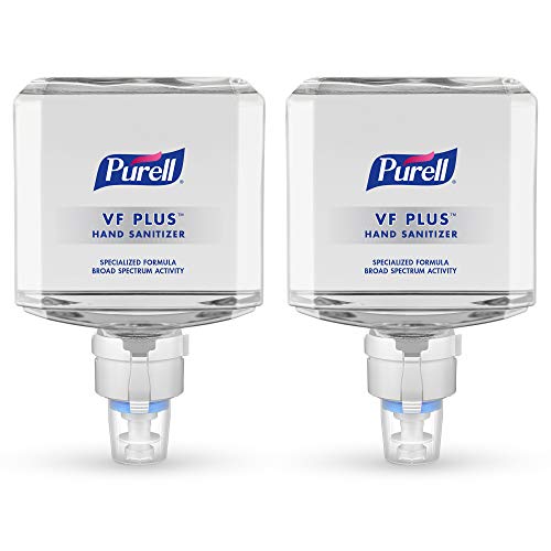 PURELL VF PLUS Hand Sanitizer Gel, Fragrance Free, 1200 mL Refill for PURELL ES8 Automatic Hand Sanitizer Dispenser (Pack of 2) &ndash; 7099-02