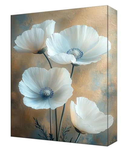 植物 花 ペイントバイナンバー 数字油絵 キット キャンバス Paint by Numbers for Adults DIY アクリル絵の具 数字 初心者向け ペイントバイナンバーキット 女性へのギフト 手工?画 数?油画 ホームウォールデコレーション 2