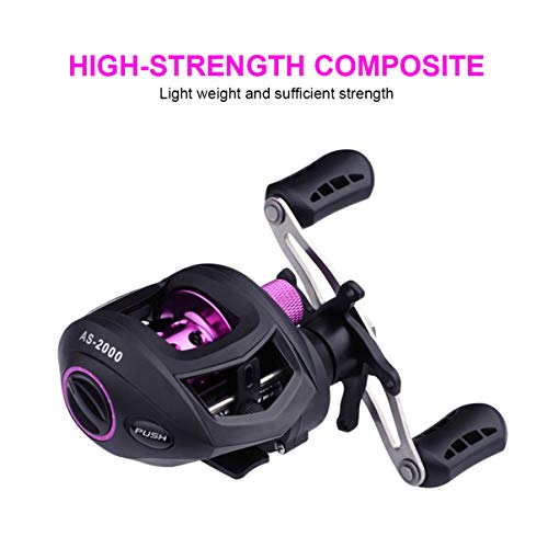 Carretilha de pesca Besportble, 1 peça, roda de pesca de alta velocidade, proporção de engrenagem 7: