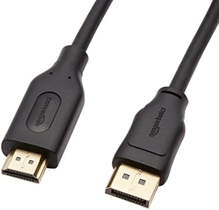 Amazon Basics Uni-Directional DisplayPort to HDMI Display Cable 4K@30Hz - 6 Feet