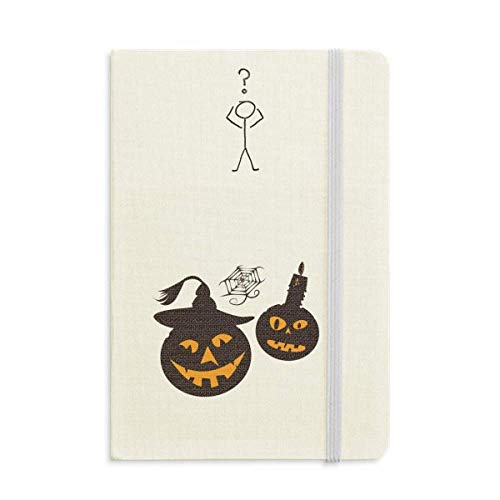 Carnet de questions Halloween citrouilles et araignées un cadeau automnal A5