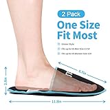 NEWGO Foot Ice Packs Slippers, 2 Pack Hot Cold Therapy Gel Ice Slippers for Plantar Fasciitis, Feet Neuropathy Pain Relief, Foot Pain, Chemotherapy, Toe Pain, Swollen Feet, Gout Relief (Black) - Image 4