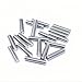 M6x 35mm Fully Threaded Rod 1mm Thread Pitch 304 Stainless Steel Right Hand Threaded Rods Bar Studs 20 Pcs