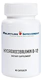 Relentless Improvement Hydroxocobalamin Vitamin B12 2mg Highly Bioavailable Low Excipient Formulation 90 Capsules
