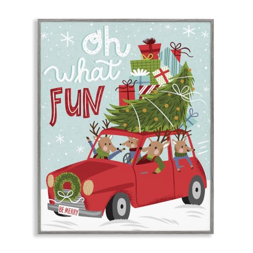 Holiday Car Christmas Cheer, 16 x 20 Inch Framed Giclée Print