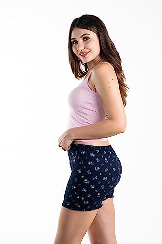 Image of CRITO Bloomer Cotton Underwear Boxer Shorts Boyleg Nicker Trunks Daily use Panties for Womens and Ladies (Combo Pack of 4) (Available in Plain /Print)