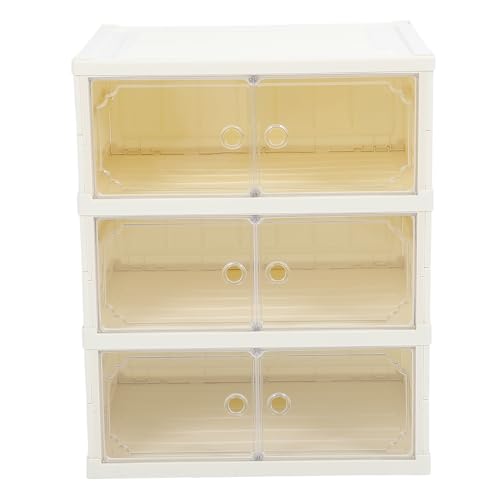 Boîtes de rangement empilables transparentes pour gagner de la place