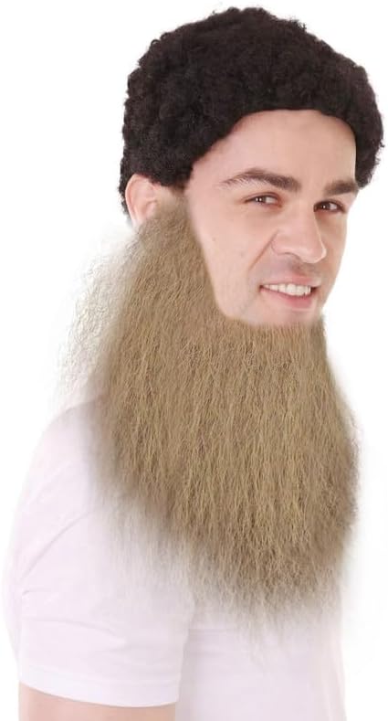Dapper Men’s Faux Beard Realistic Sharp Dressed Facial Hair