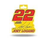 Rico Industries NASCAR Racing Joey Logano 5" x 7" Vinyl Die-Cut Decal - Car/Truck/Home Accessory