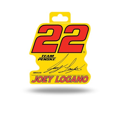 Rico Industries NASCAR Racing Joey Logano 5" x 7" Vinyl Die-Cut Decal - Car/Truck/Home Accessory