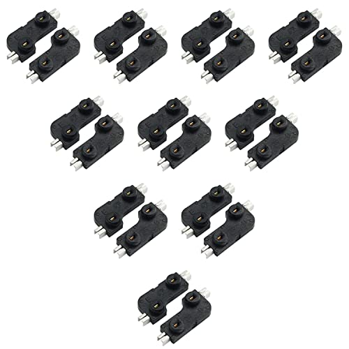Sjzbin 20Pcs Black Hot-Swappable Pcb Socket Sip Socket Hot Plug For Mechanical Keyboard Diy #TOP15