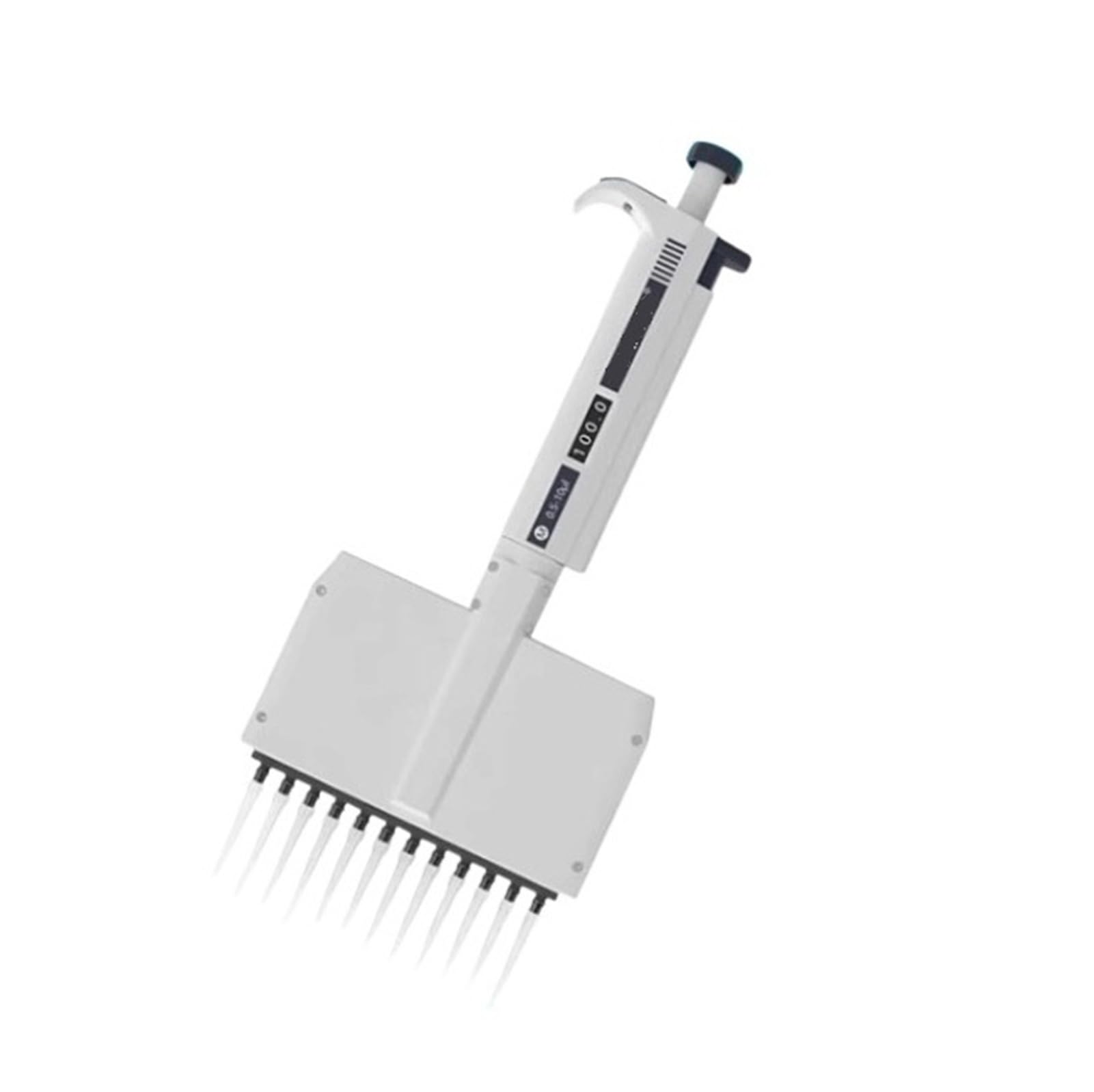 pipeta de laboratorio Pipeta multicanal Equipo de laboratorio Manual Micropipeta digital ajustable 8 canales Pipeta 12 canales(12 Channels 5-50ul)