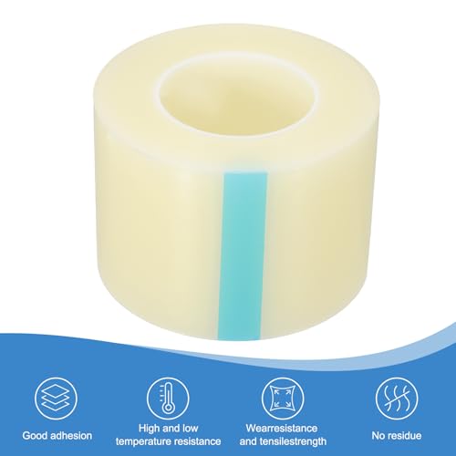 Image of PATIKIL Removable Protective Film Tape, 4 Inch x 656 ft PE Surface Protective Scratch Film Tape Roll for Furniture Electrical Appliances Plastic Hardware High Stickiness, Clear