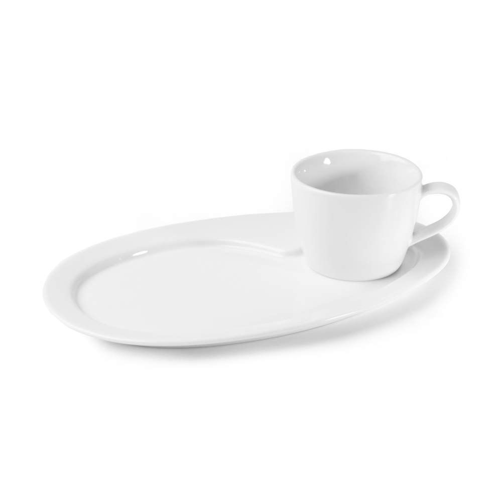 Assiettes en porcelaine Anna résistantes aux rayures de couverts