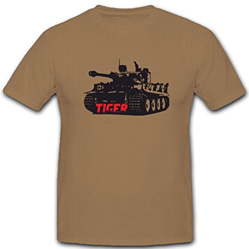 T-shirt char de combat allemand Tiger #4366 confortable qui ne rétrécit pas