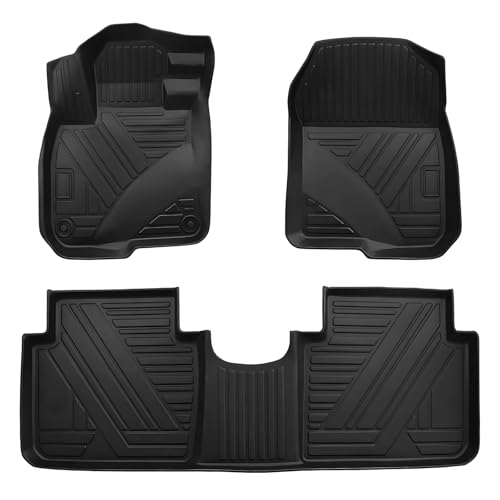 CRV Floor Mats Compatible with 2017-2022 Honda CR-VAll Weather Protection Waterproof Durable Anti-Slip Odorless Custom-fit TPE Floor Liner Front and Rear 2 Rows Set