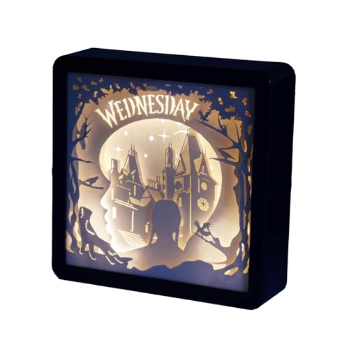 Blue Sky Studios Mittwoch-Licht, aufwendige 7-lagige Papierkunst-Ausschnitt-Lampe