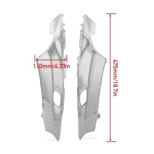 Panneau latéral arrière MT09 anti-vibrations pour capot de selle - 6