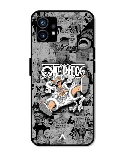 Image of Premium Anime 2 Case for Nothing Phone 1 (Glossy Finish) Soft-Touch Metal TPU Back Cover, Shockproof, Designer, Aesthetic Mobile Phone Case