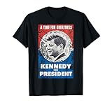JFK John F Kennedy for President T-Shirt Retro Poster Design T-Shirt