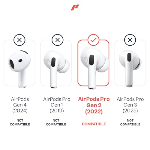 Proof Labs 4 Pairs for AirPods Pro 2 Ear Hooks Covers [Added Storage Pouch] Accessories Compatible with Apple AirPods Pro 2nd Generation - 2