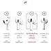 Proof Labs 4 Pairs for AirPods Pro 2 Ear Hooks Covers [Added Storage Pouch] Accessories Compatible with Apple AirPods Pro 2nd Generation (White)