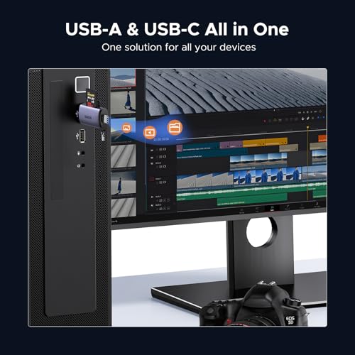Image of UGREEN SD Card Reader USB C, USB 3.0 Micro SD Card Reader 2 in 1 Memory Card Reader for MicroSD SDHC SDXC Compatible with PC Computer MacBook Laptop iPad iPhone 17 16 15 Pro /Pro Max