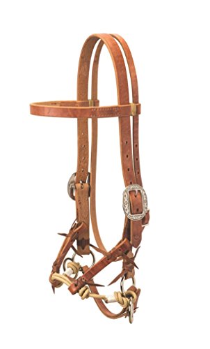 Weaver Leather Justin Dunn Bitless Bridle , Russet, Horse